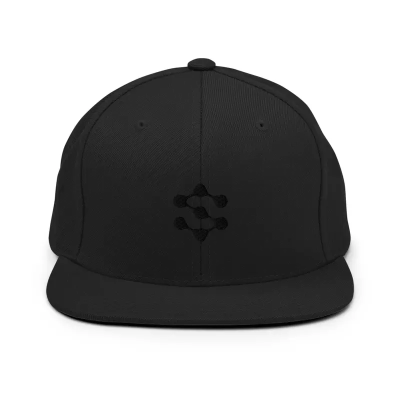 Blacked-Out Snapback Hat